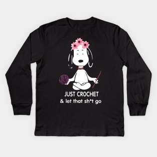 just crochet Kids Long Sleeve T-Shirt